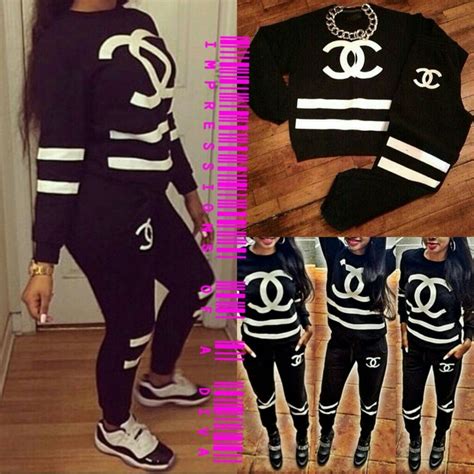 coco Chanel jogging suit